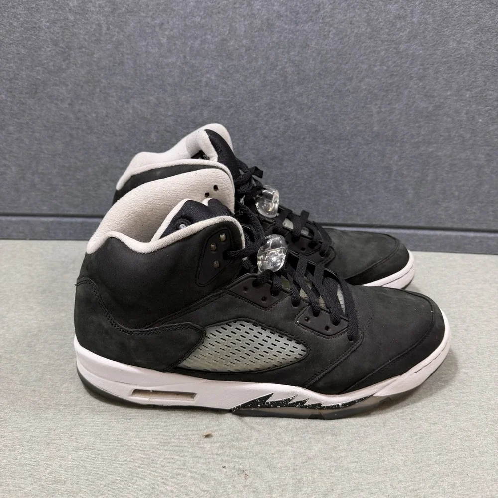 Jordan Retro 5 Oreo Size 14 Black White CT4838-011 Moonlight Sneakers Mens